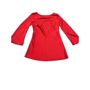 Gianni Bini dionne satin dress cherry red size 6 NEW